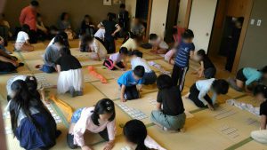 ４月７日（土曜日）の練習風景です。場所は埼玉県富士見市の針ヶ谷コミュニティーセンター。