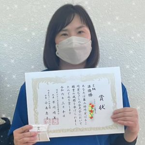 第2回埼玉ぱるこ大会Ｅ級準優勝🎊